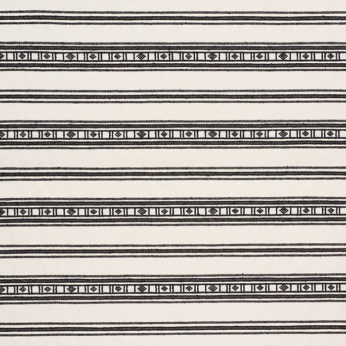 Schumacher Buena Vista Black Fabric Sample 74481