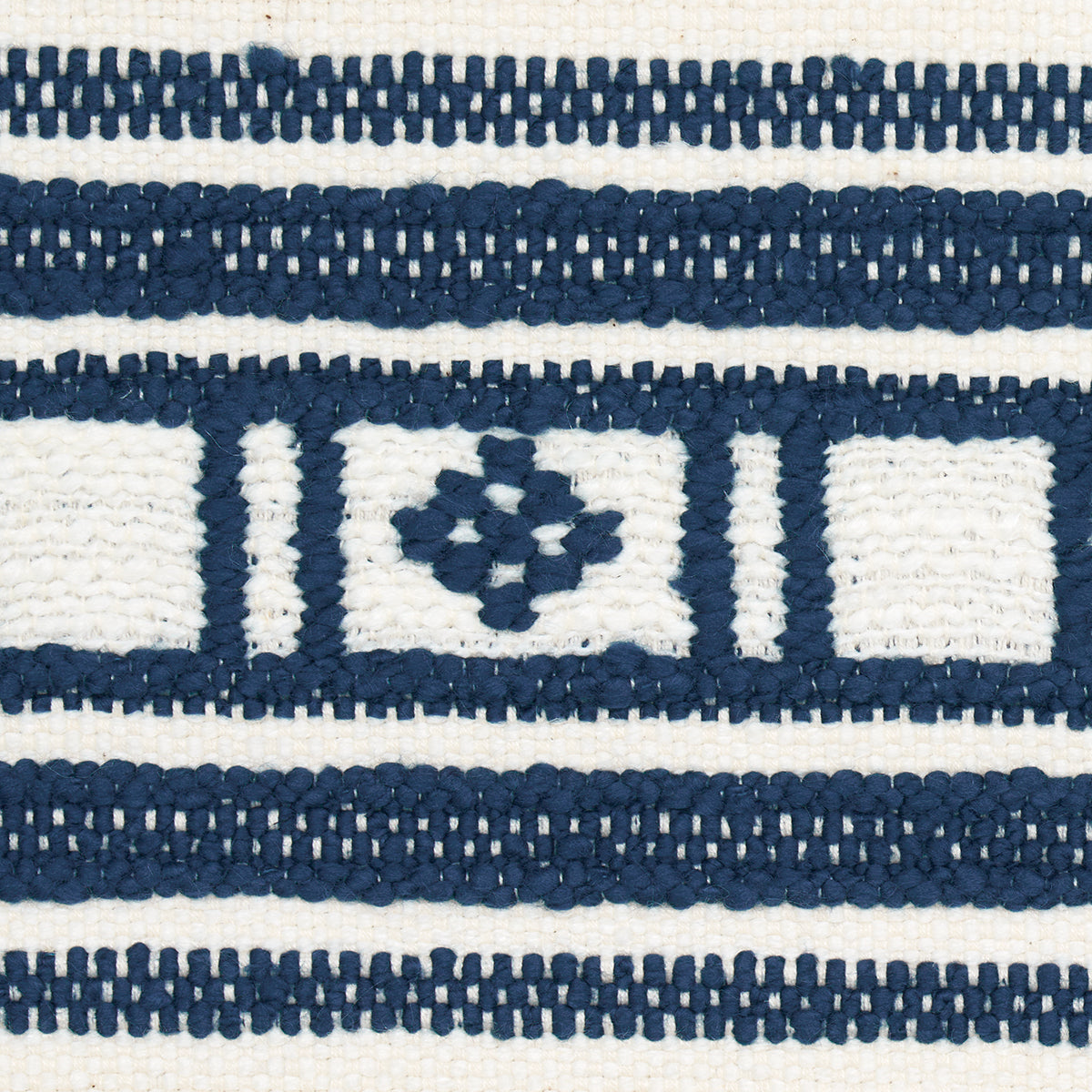 Schumacher Buena Vista Indigo Fabric 74483