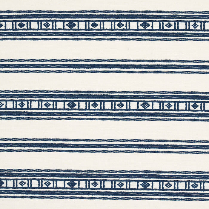 Schumacher Buena Vista Indigo Fabric 74483