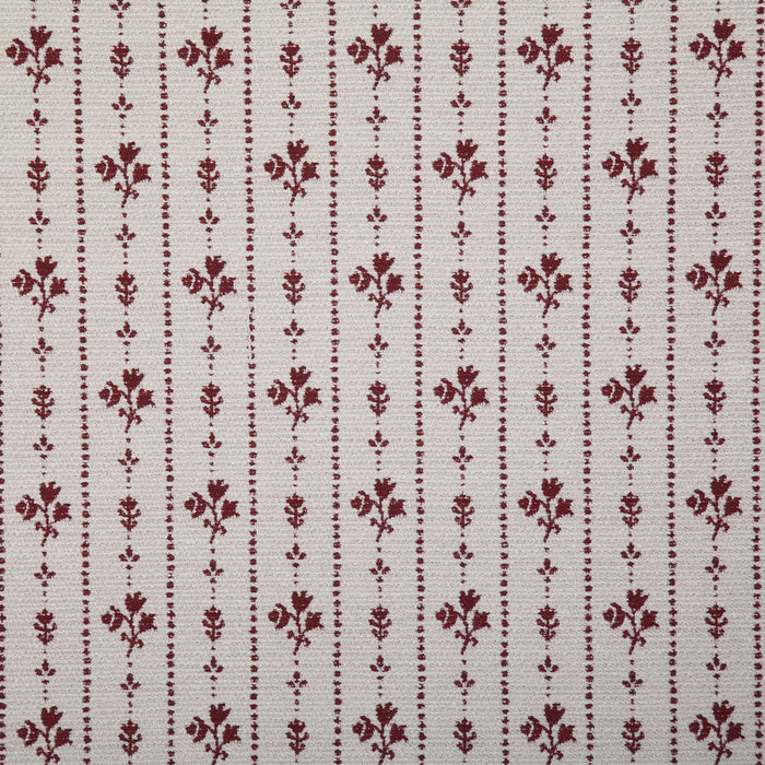 Pindler Floral Stripe Redwood Fabric 7457