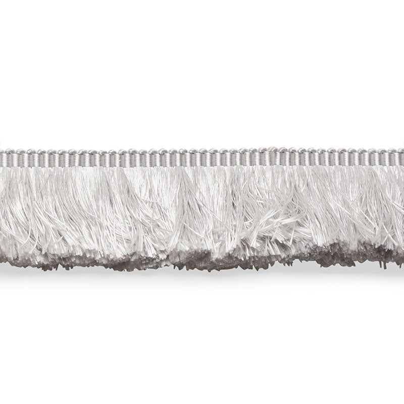 Schumacher Francois Silk Brush Fringe Dove Trim 74581