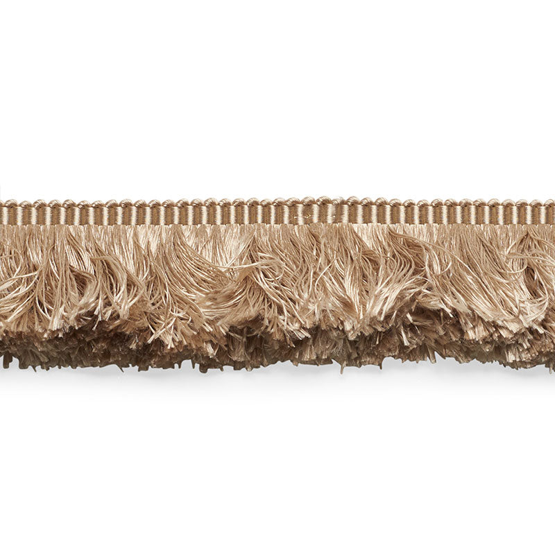 Schumacher Francois Silk Brush Fringe Sand Trim 74583