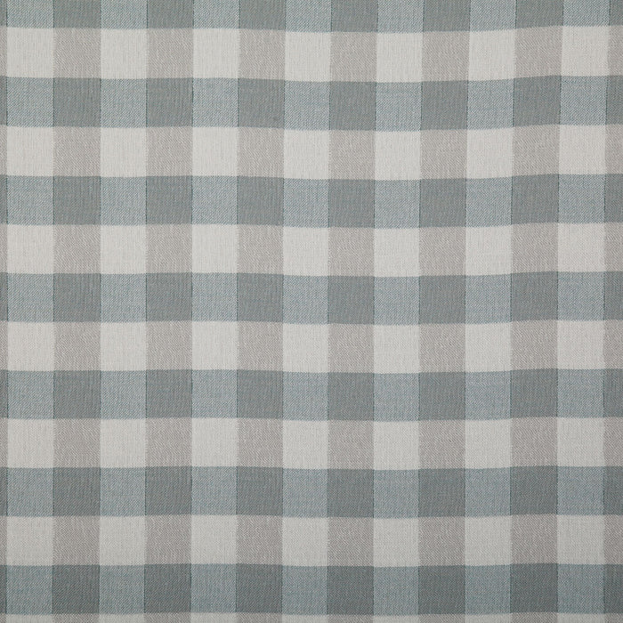 Pindler Gingham Aqua Fabric 7458