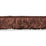 Schumacher Francois Silk Brush Fringe Brown Trim Sample 74590