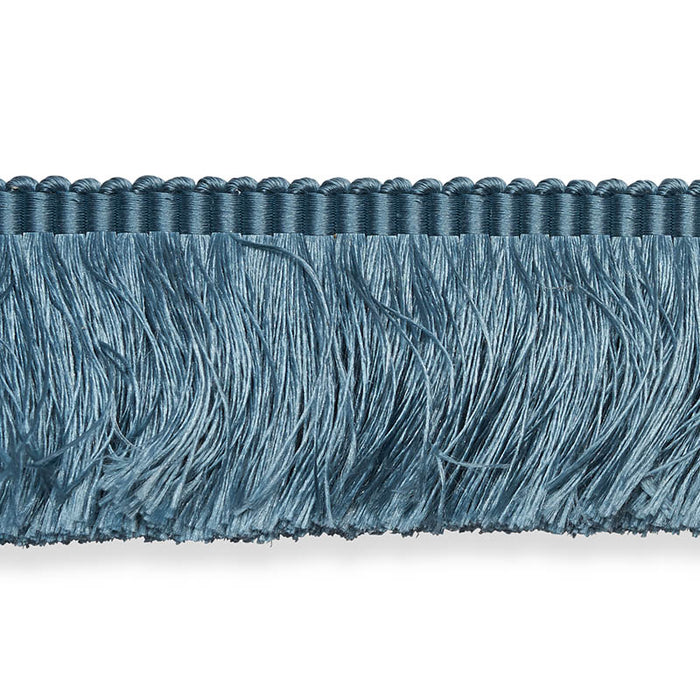 Schumacher Francois Silk Brush Fringe Cadet Trim Sample 74592