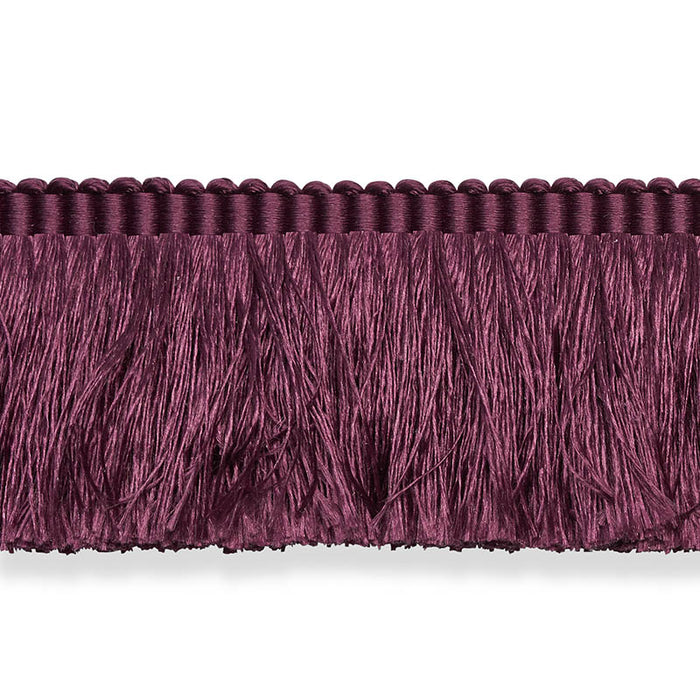 Schumacher Francois Silk Brush Fringe Eggplant Trim 74595