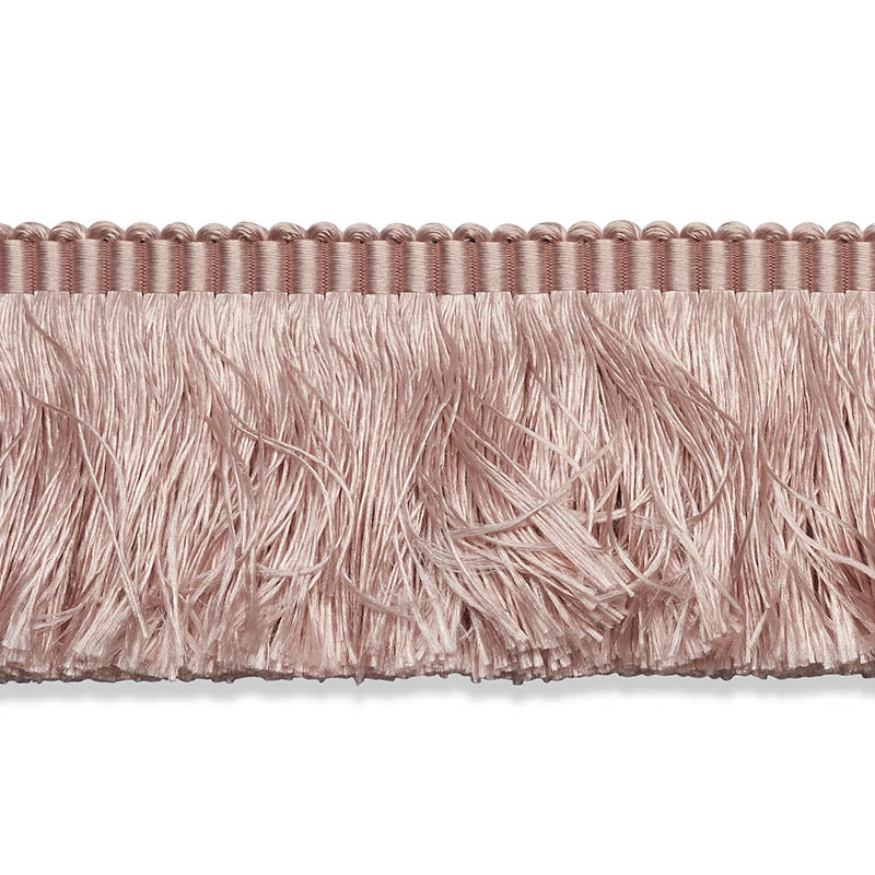 Schumacher Francois Silk Brush Fringe Blush Trim 74596