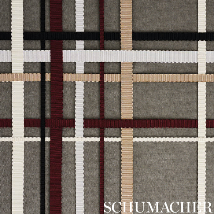 Schumacher Pierre Silk Gimp Extra Narrow Ivory Trim Sample 74620