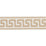 Schumacher Etienne Silk Greek Key Narrow Sand Trim Sample 74682