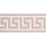 Schumacher Etienne Silk Greek Key Wide Blush Trim Sample 74709