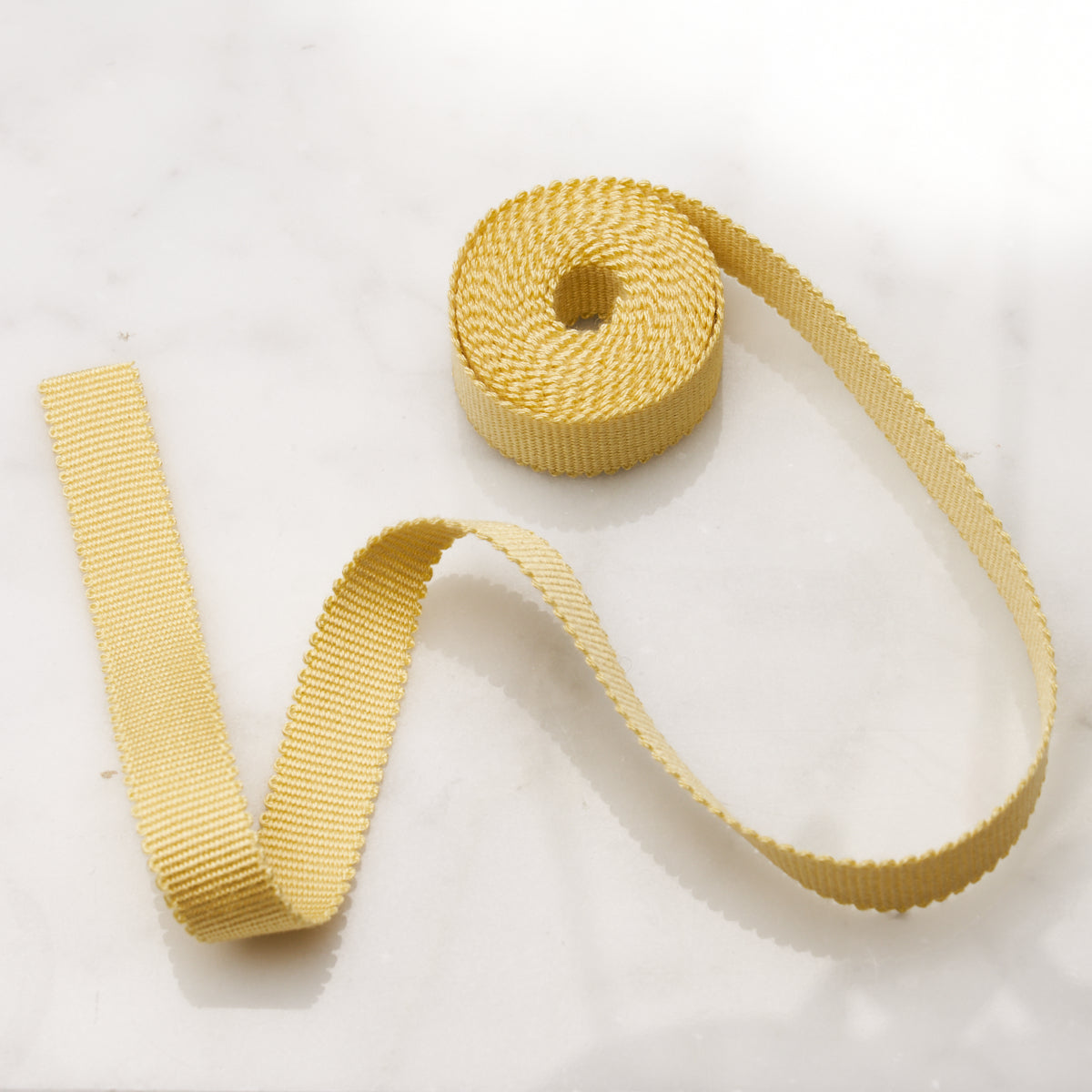 Schumacher Harry Cotton Gimp Tape Yellow Trim Sample 74828