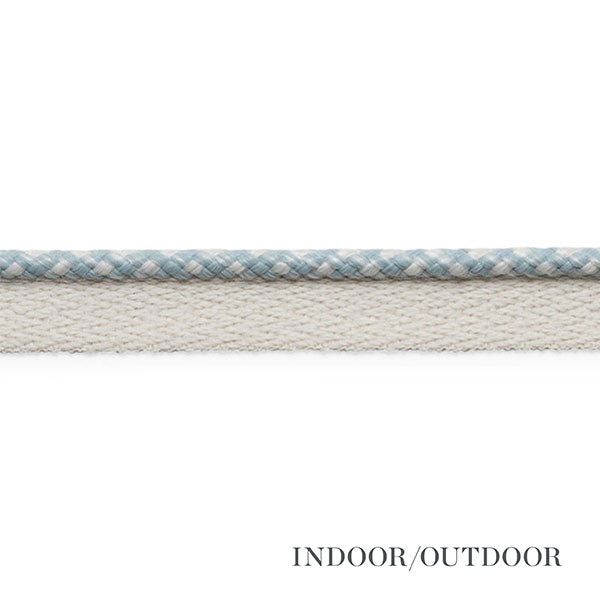 Schumacher Keaton Lip Cord Indoor/Outdoor Cloud Trim 74901