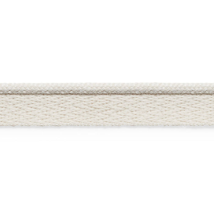 Schumacher Coleman Lip Cord Ivory Trim Sample 74920