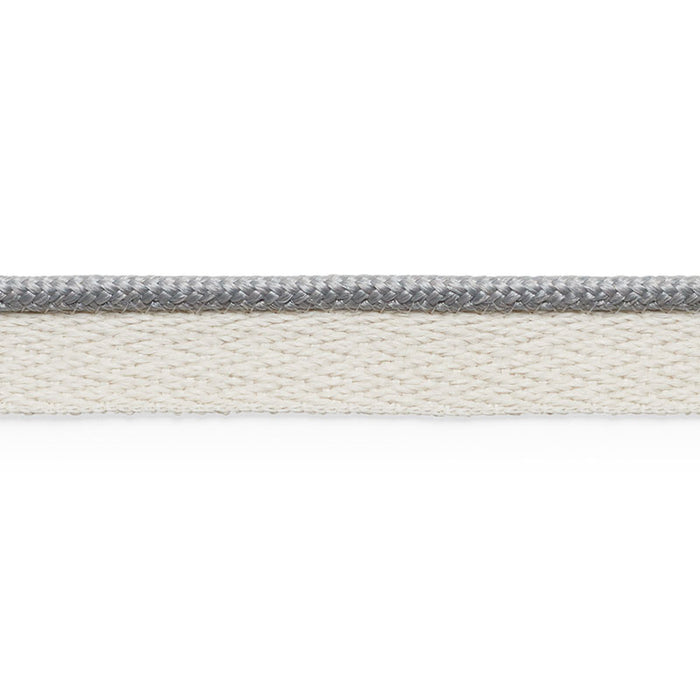 Schumacher Coleman Lip Cord Grey Trim Sample 74922