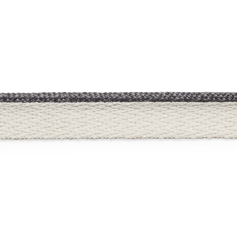 Schumacher Coleman Lip Cord Charcoal Trim 74929