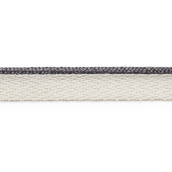 Schumacher Coleman Lip Cord Charcoal Trim Sample 74929