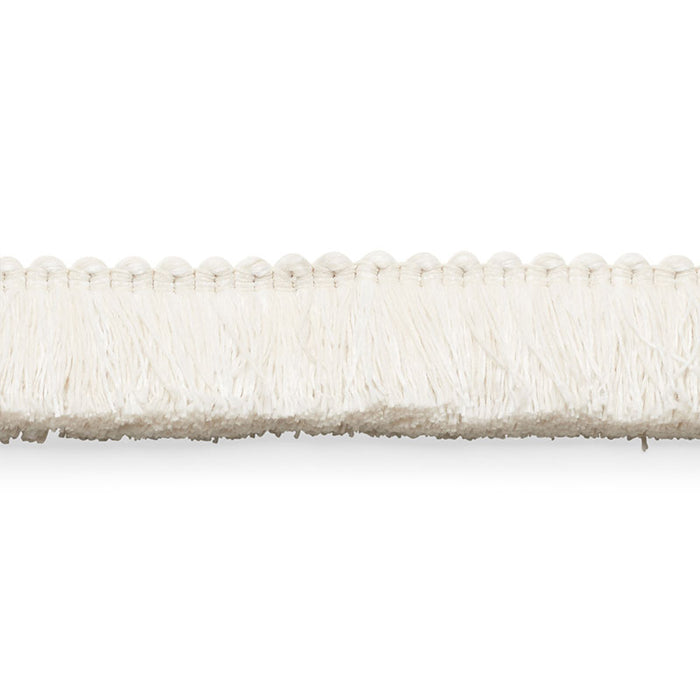 Schumacher Meyer Brush Fringe Ivory Trim Sample 74940