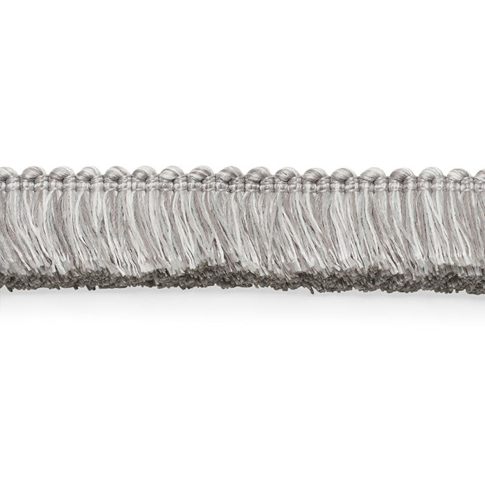 Schumacher Meyer Brush Fringe Grey Trim Sample 74942