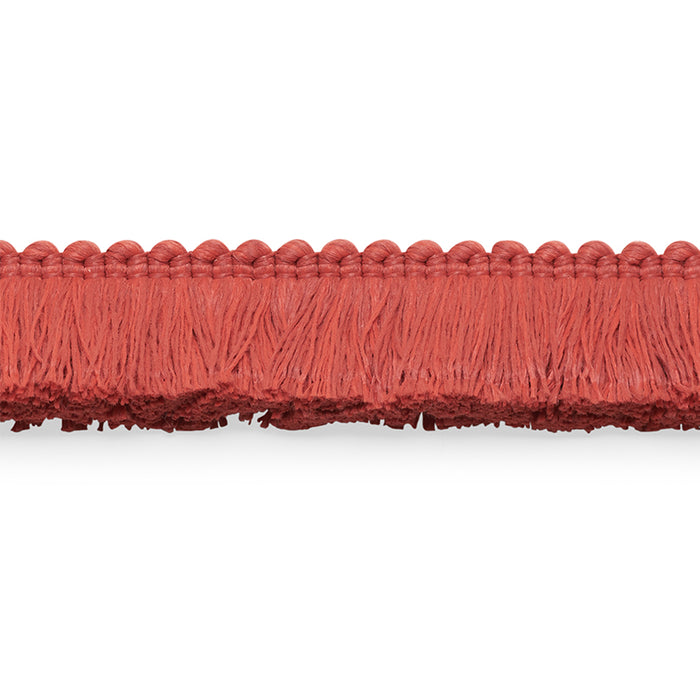 Schumacher Meyer Brush Fringe Red Trim Sample 74948