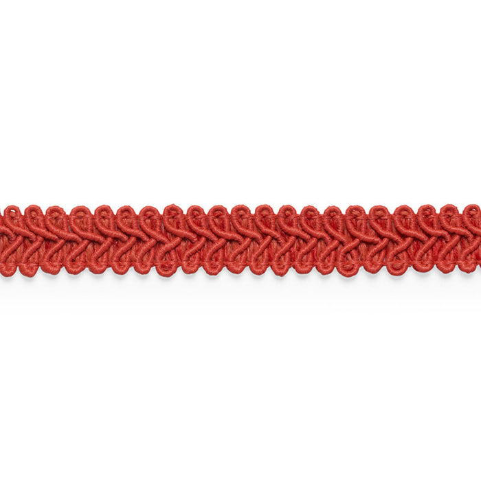 Schumacher Astor Braid Indoor/Outdoor Red Trim 74965