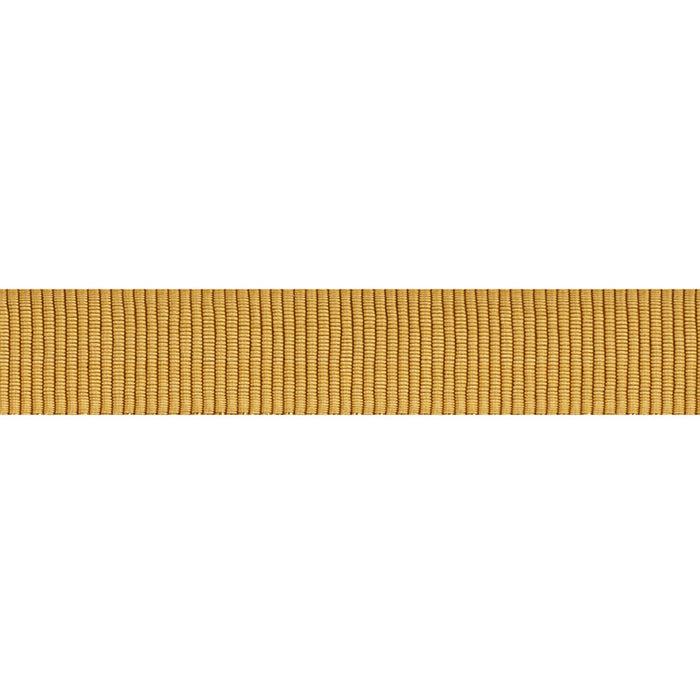 Schumacher Medium Faille Tape Gold Trim Sample 75015