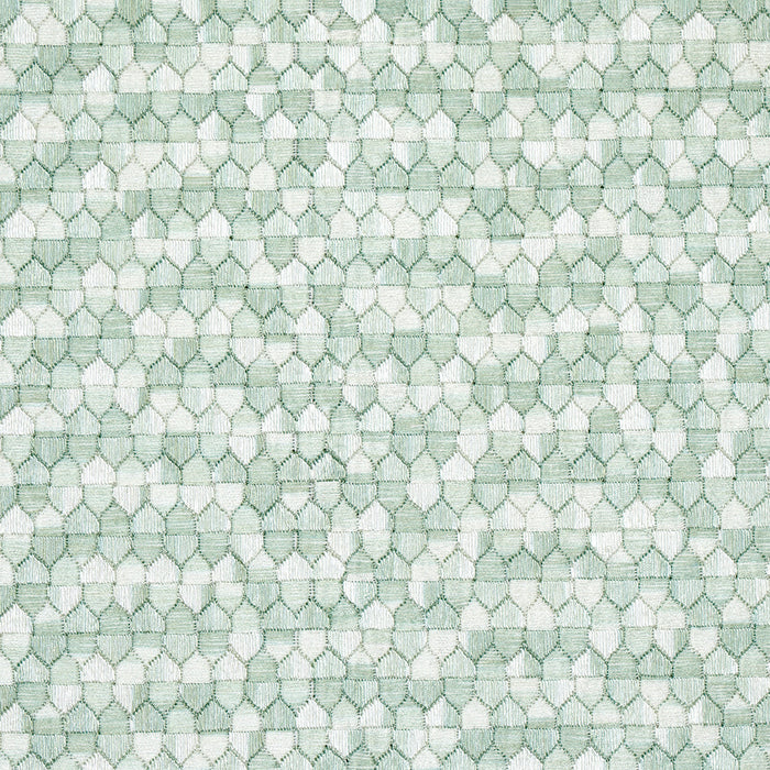 Schumacher Ivins Embroidery Mineral Fabric 75122