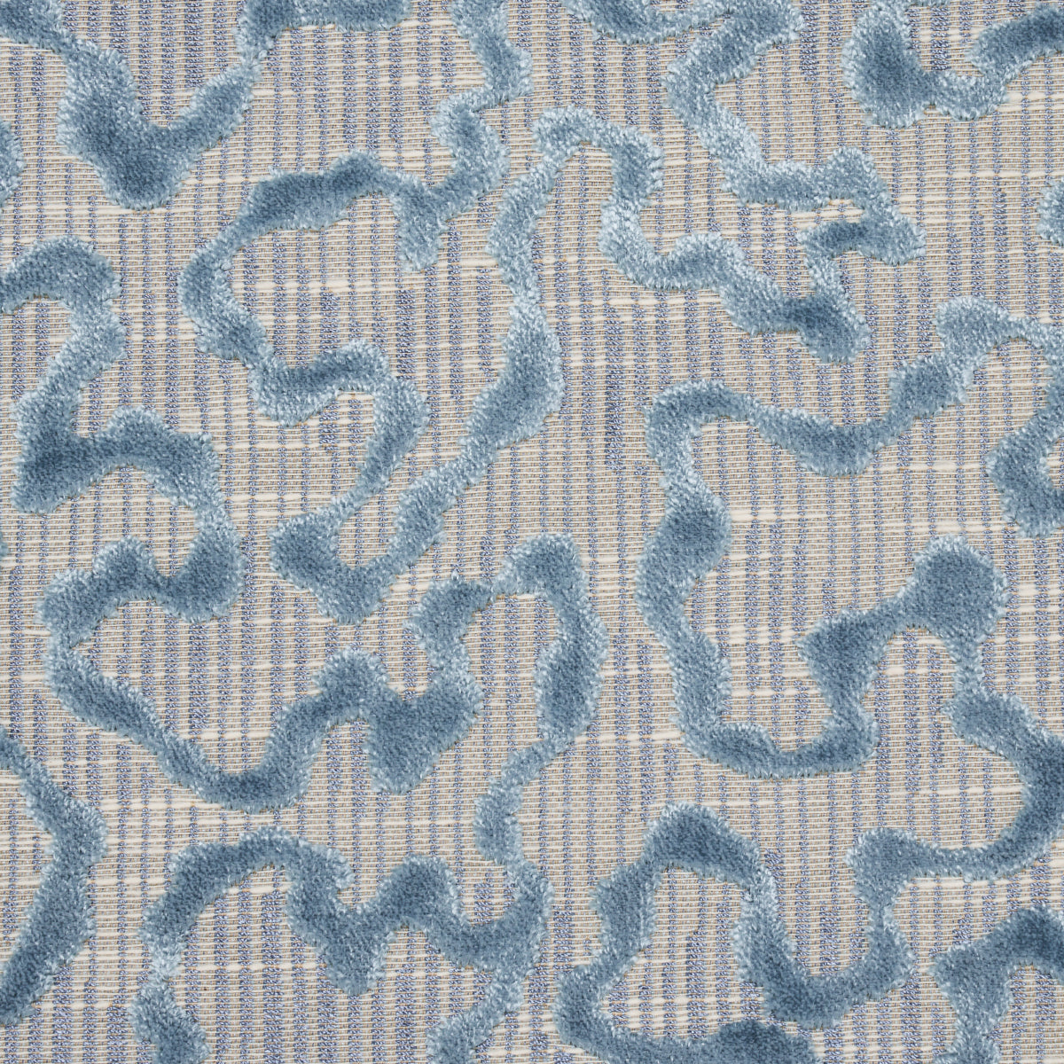 Schumacher Janis Velvet Moonstone Fabric 75223