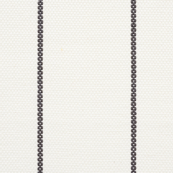 Schumacher Cavett Stripe Charcoal Fabric Sample 75251