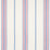 Schumacher Scarset Stripe Blue  & Red Fabric Sample 75261