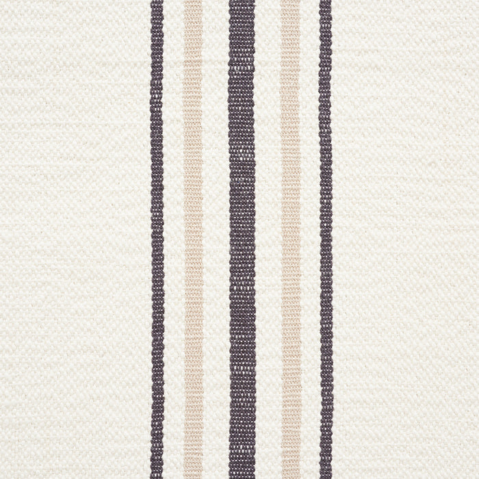 Schumacher Scarset Stripe Neutral Fabric Sample 75263