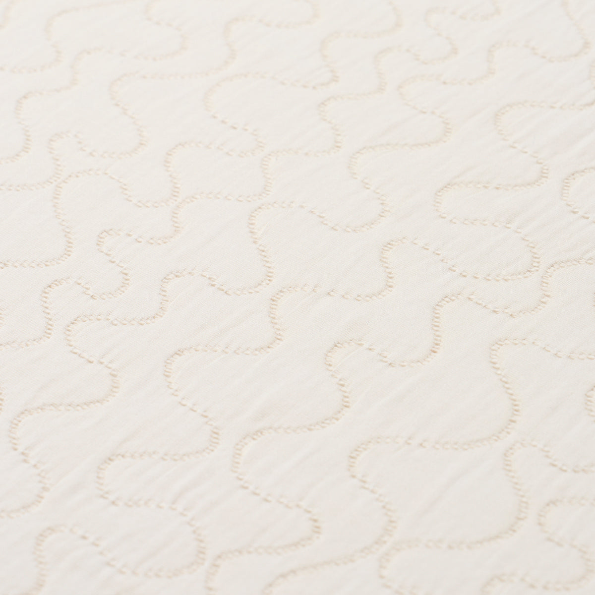 Schumacher La Belle Matelasse Ivory Fabric 75270