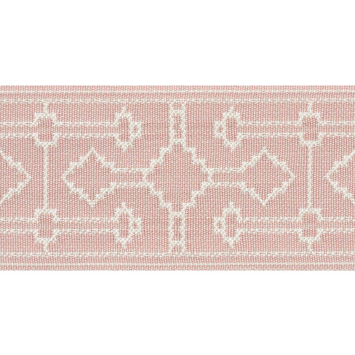 Schumacher Filbert Tape Blush Trim Sample 75280