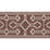 Schumacher Filbert Tape Brown Trim Sample 75284