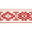 Schumacher Maidstone Tape Coral Trim Sample 75311