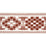 Schumacher Maidstone Tape Russet Trim Sample 75312