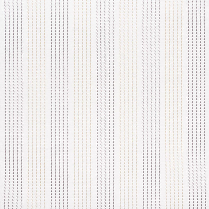 Schumacher Running Stitch Charcoal & Sand Fabric Sample 75323