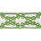 Schumacher Ormond Tape Green Trim Sample 75351