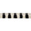 Schumacher Juno Fringe Black & Ivory Trim Sample 75363