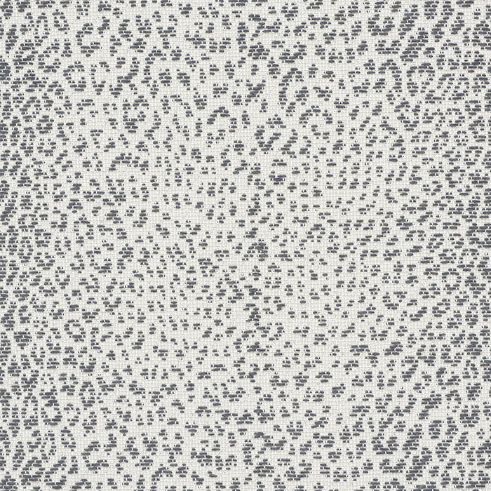 Schumacher Mini Leopard Outdoor Charcoal Fabric 75430