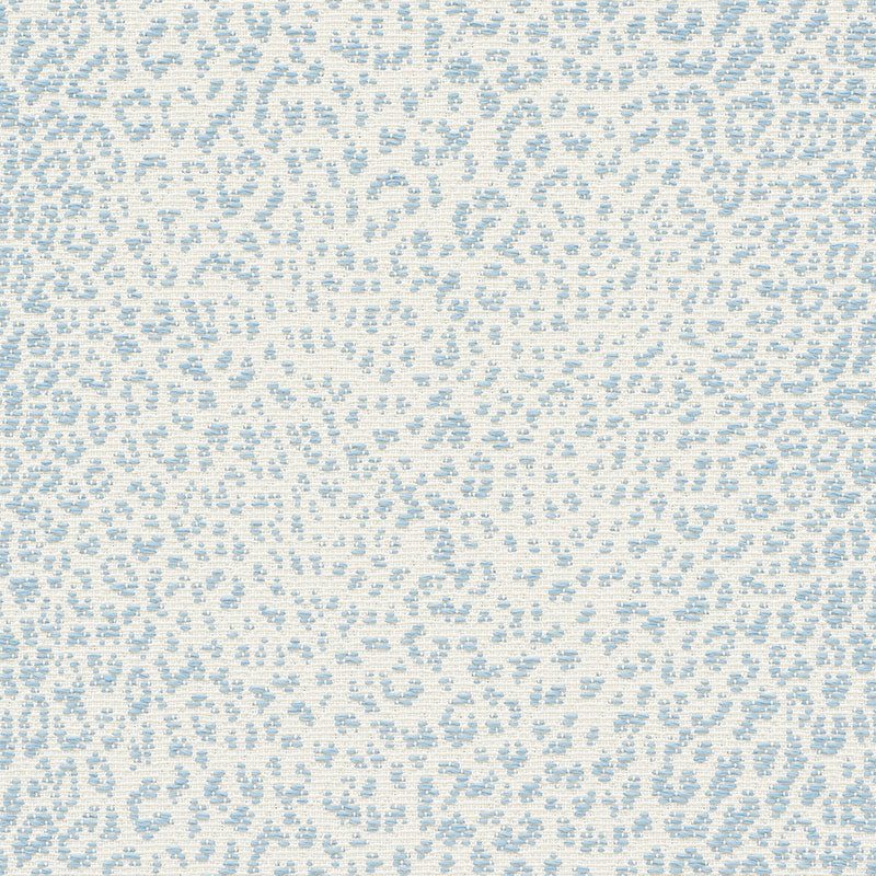 Schumacher Mini Leopard Outdoor Sky Fabric 75432