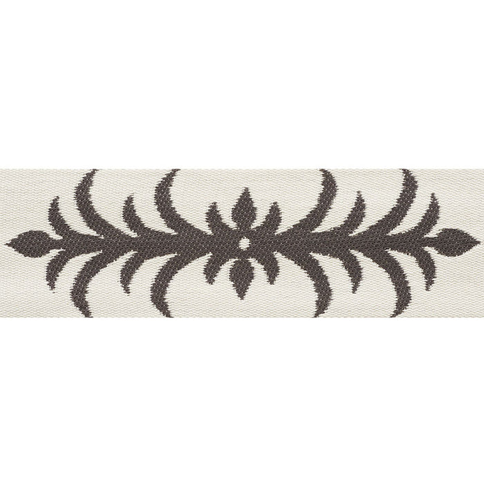 Schumacher Acanthus Tape Basalt Trim 75441