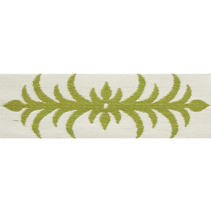 Schumacher Acanthus Tape Moss Trim Sample 75442