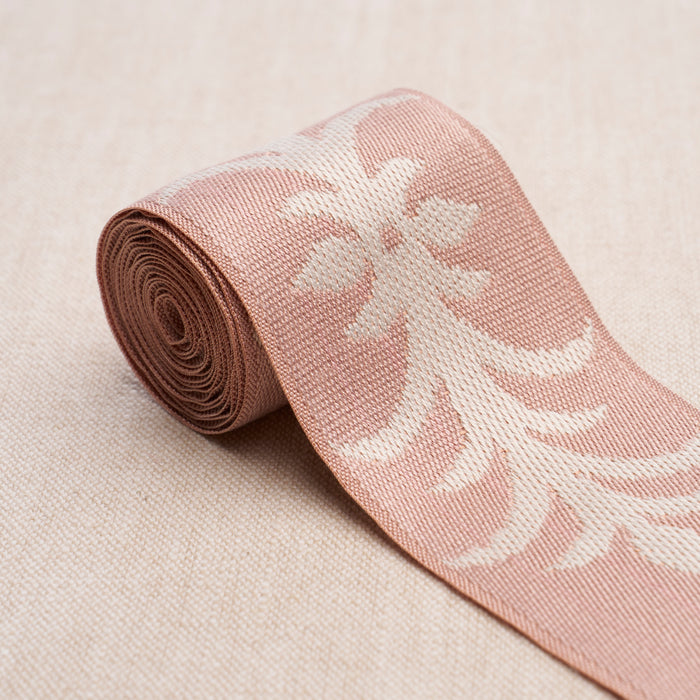 Schumacher Acanthus Tape Peony Trim Sample 75444