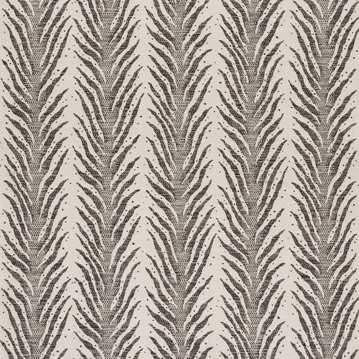 Schumacher Creeping Fern Basalt Fabric Sample 75451