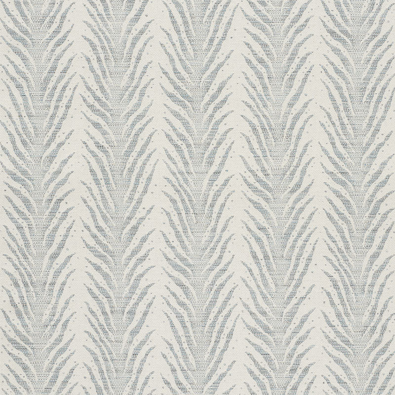 Schumacher Creeping Fern Slumber Blue Fabric Sample 75453