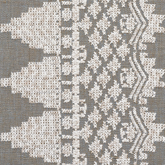 Schumacher Wentworth Embroidery Haze Fabric 75471