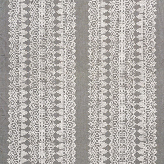 Schumacher Wentworth Embroidery Haze Fabric 75471