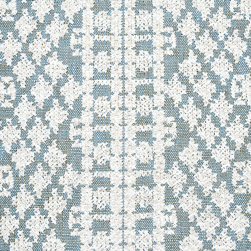 Schumacher Wentworth Embroidery Chambray Fabric 75475