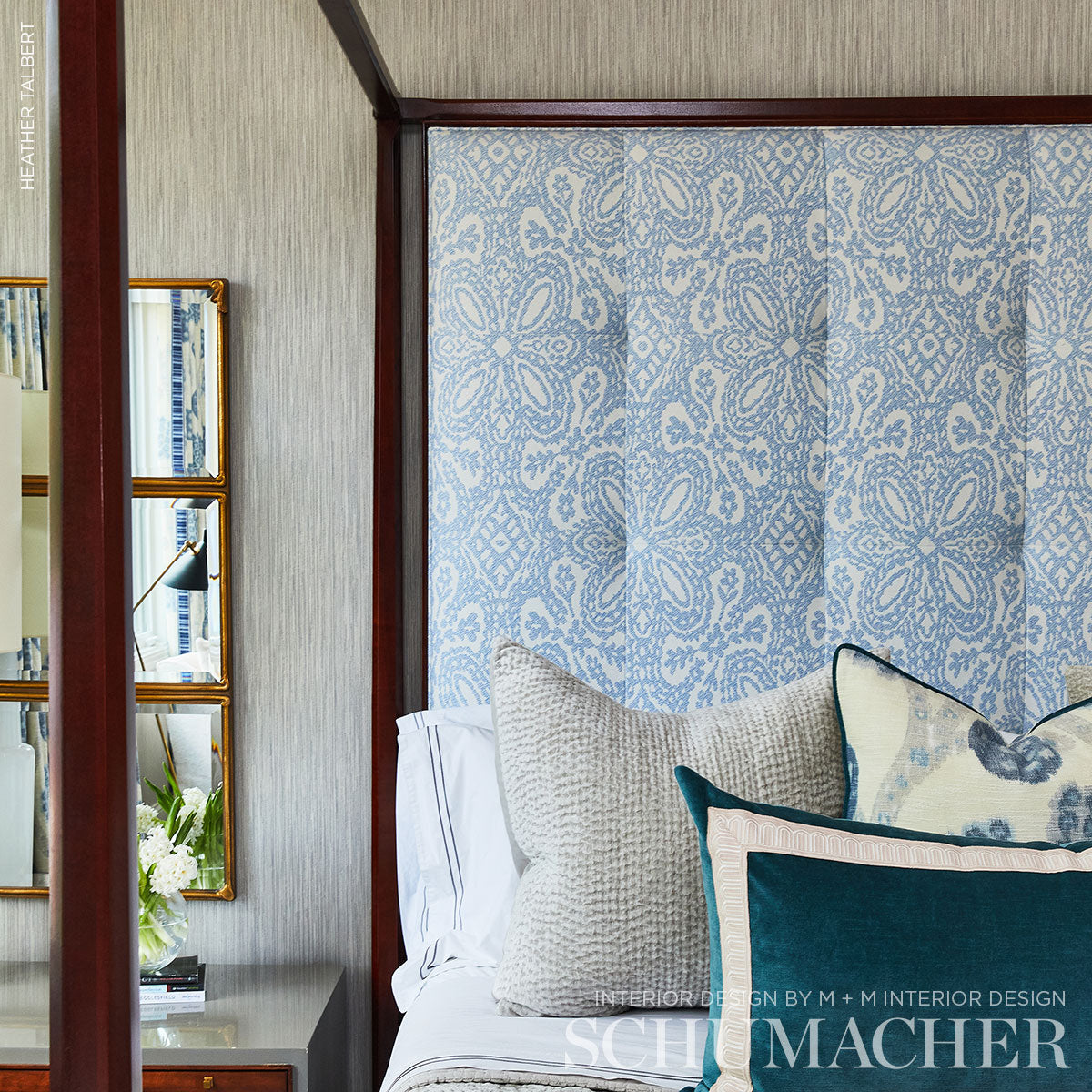 Schumacher Hardwick Sky Fabric 75512