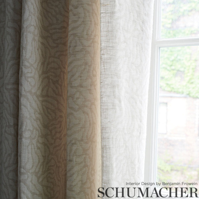 Schumacher Cora Double Face Casement Linen Fabric 75520